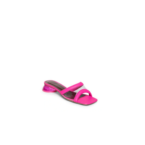 STAUD Women Simone Slip On Sandals Pink Size 38 440102 - Picture 1 of 3